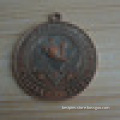 metal antique copper British national parachuting championship medals